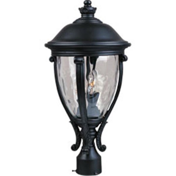 Maxim Lighting Maxim Lighting 41421WGBK Camden VX 3-Light Outdoor Pole/Post Lantern - Black 41421WGBK